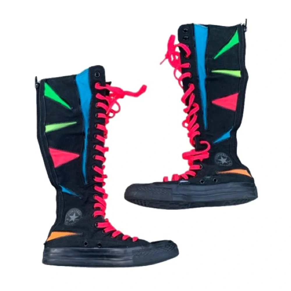 Converse Chuck Taylor All Star XXHi Neon Multicolor Colorful High Top Sneakers 6